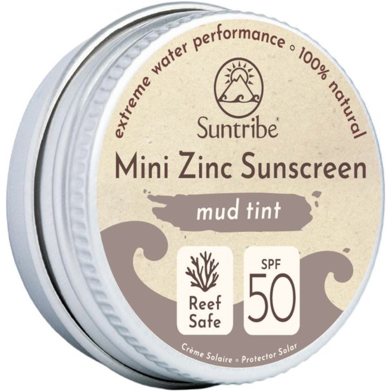 2026 Suntribe Organic Mineral Mini Zinc Tin SPF 50 STZTM - Cocoa Tint